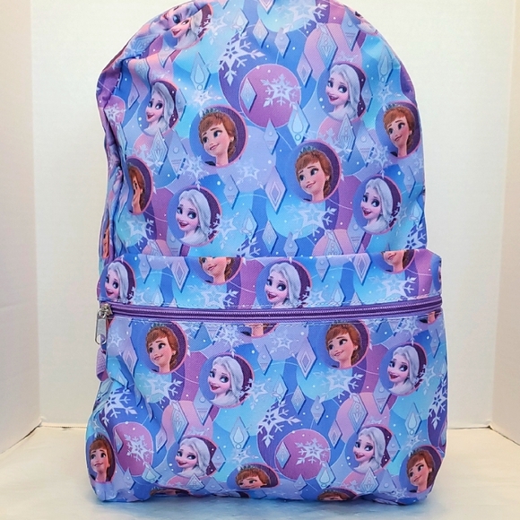Disney Other - Disney Frozen Blue and Purple Kids Backpack